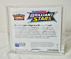 Pokemon TCG Brilliant Stars Booster Box Factory Sealed in Acrylic Display Case - Image 5