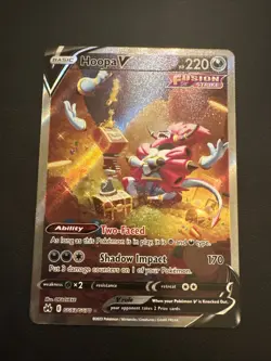 Hoopa v GG53/GG70 Crown Zenith Galarian Gallery Full Art Holo Pokemon TCG - Image 1