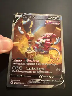 Hoopa v GG53/GG70 Crown Zenith Galarian Gallery Full Art Holo Pokemon TCG - Image 2
