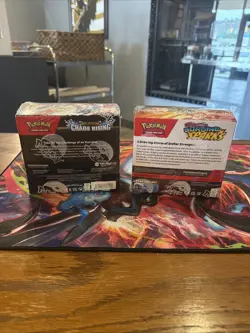 Pokemon Surging Sparks Booster Box And Chaos Rising Booster Box (No Rips) - Image 3