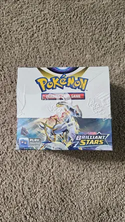 Pokemon TCG Sword & Shield Brilliant Stars Booster Box 36 Packs SEALED - Image 1