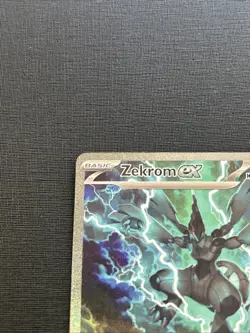Zekrom ex 166/086 Black Bolt Illustration Rare Full Art Pokemon - Image 3