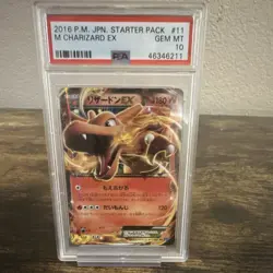 Pokemon Mega Charizard EX 011/072 BREAK Starter Pack Regular Japanese PSA 10 - Image 1