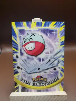 VLP/NM Topps Pokemon Electrode #101 Blue Logo TV Animation - Image 1