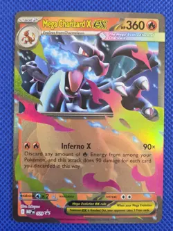 Pokemon Mega Evolution Black Star Promo #29 Mega Charizard X EX - Image 1