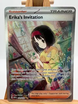 Pokemon TCG - S&V 151 - 203/165 Erika's Invitation - SIR - NM/M - Image 1