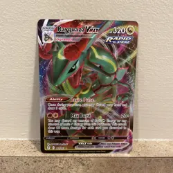 Rayquaza VMAX 111/203 - SWSH07: Evolving Skies Full Art Holo - Pokemon 2021 - NM - Image 1