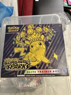POKEMON SCARLET & VIOLET SURGING SPARKS FACTORY SEALED ELITE TRAINER BOX ETB - Image 1