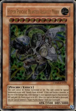 Hyper Psychic Blaster/Assault Mode - Ultimate Rare CRMS-EN020 - HP - YuGiOh - Image 1