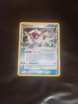 Pokemon TCG Vaporeon Gold Star Ex Power Keepers 102/108 - Image 1