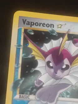 Pokemon TCG Vaporeon Gold Star Ex Power Keepers 102/108 - Image 5