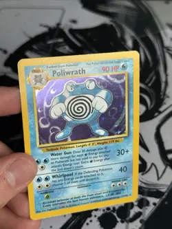 Pokemon Poliwrath 13/102 Holo 1999-2000 4th Print Base Set - Image 3