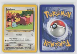 Teddiursa #65/75 Neo Discovery Common Pokemon TCG LP - Image 3