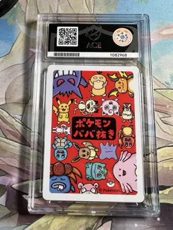 ACE 10 Gengar Pokemon Centre Japan Exclusive Old Maid Babanuki Art Label - Image 2