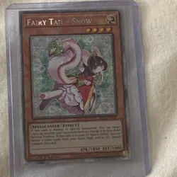 FAIRY TAIL - SNOW 1ST EDITION PLATINUM SECRET RARE RA04-EN269 YUGIOH! - Image 1