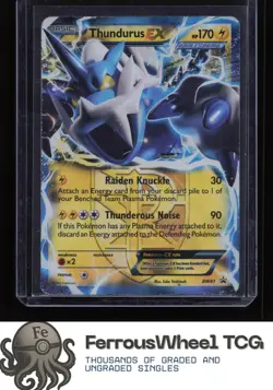Thundurus EX (Team Plasma) BW81 - Black and White Promos - (HP-/DMG) - Image 1