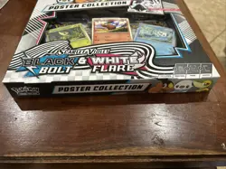 POKEMON SV10.5 BLACK BOLT WHITE FLARE POSTER COLLECTION BOX SEALED - Image 2