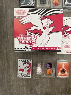 *EMPTY* Pokemon TCG Black Bolt & White Flare ETB Boxes WITH Promos NO Packs - Image 2