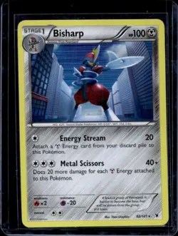 2011 Pokemon Black & White Noble Victories Bisharp #82/101 - Image 1
