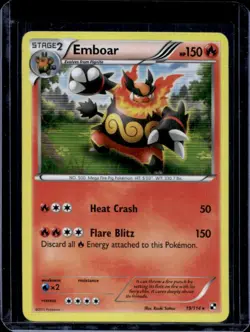 2011 Pokemon Black & White Emboar Promos Holo #19/114 - Image 1