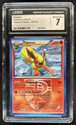2013 Pokemon Black & White Plasma Freeze Flareon #12/116 CGC 7 - Image 1