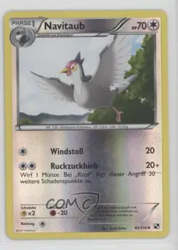 Tranquill German Reverse Foil Pokemon Black & White Base Set #85 - Image 1