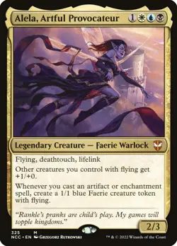 Alela, Artful Provocateur #325 (NM) - MTG - New Capenna CMDR Magic The Gathering - Image 1
