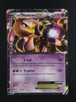 2011 Pokemon MEWTWO EX #BW45 BW Black Star Promo Black & White Legendary EX ENG - Image 1