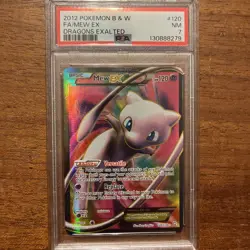 Mew Ex Dragons Exalted Full Art 120/124 Black & White Psa 7 - Image 1