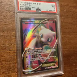 Mew Ex Dragons Exalted Full Art 120/124 Black & White Psa 7 - Image 2