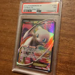 Mew Ex Dragons Exalted Full Art 120/124 Black & White Psa 7 - Image 3