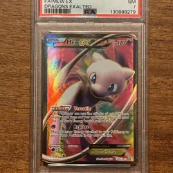 Mew Ex Dragons Exalted Full Art 120/124 Black & White Psa 7 - Image 4