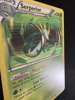 Serperior BW20 Black & White Black Star Promo Holo Pokemon Card LP - Image 2