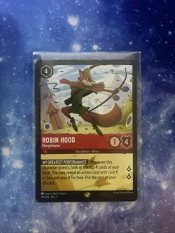 Robin Hood Sharpshooter Regular Card 118/204 Lorcana Shimmering Skies - Image 1