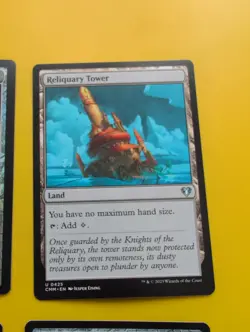 Blasting Station FOIL, Reliquary Tower,Dungeon Map foil. sol Ring MTG 4 Card. - Image 4