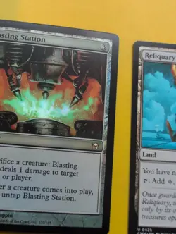 Blasting Station FOIL, Reliquary Tower,Dungeon Map foil. sol Ring MTG 4 Card. - Image 5