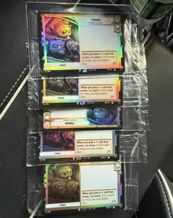 Star Wars Unlimited Grogu Leader PR26-EN Foil Promo Card Lot of 5 English - Image 1