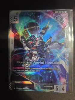 Gundam Card Game NewType Challenge WinnerPromo GD01-067 Gundam Aerial Rebuild EN - Image 1
