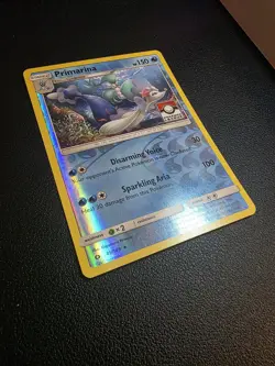 Primarina 41/149 Sun & Moon League Promo Reverse Holo Pokemon Card VLP - Image 2