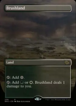Brushland 298 Borderless Non Foil BRO MTG - Image 1