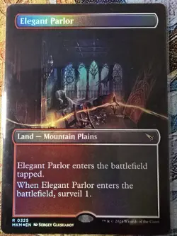 Elegant Parlor (Borderless), Foil, Murders at Karlov Manor, #325, MTG, NM++ - Image 1