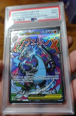 Mega Charizard X ex 023 PSA 9 Ultra-Premium Collection Pokemon Card Graded - Image 3