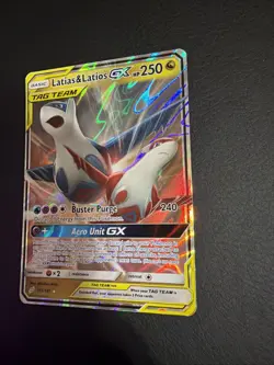 2019 Pokemon Latias & Latios GX 113/181 Holo GX Rare Team Up Pokemon VLP - Image 2