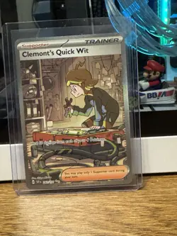 The Pokemon Company Clemont's Quick Wit 243/191 Sv08 Holo SIR Full Art ENG - Image 1