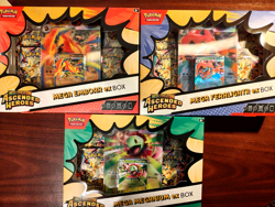 Pokemon TCG Ascended Heroes Mega Ex Emboar, Meganium & Feraligatr Set NEW SEALED - Image 1