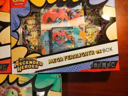 Pokemon TCG Ascended Heroes Mega Ex Emboar, Meganium & Feraligatr Set NEW SEALED - Image 3