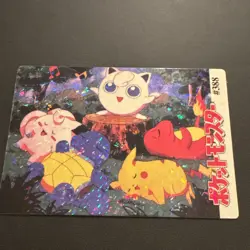 Jigglypuff Sings Holo Pokemon Vintage Pocket Monsters Vending Prism Sticker 388 - Image 2