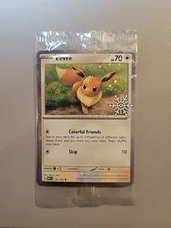 Pokemon TCG Eevee 133/165 Stamped Promo 2025 Holiday Calendar SEALED - Image 1