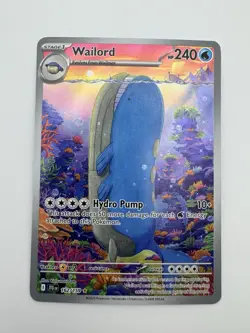 Pokemon Wailord 162/159 SV09 Journey Together Illustration Rare (A3) - Image 2