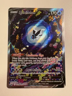 Lumineon V GG39/GG70 Crown Zenith Galarian Gallery Ultra Rare Pokemon NM - Image 1